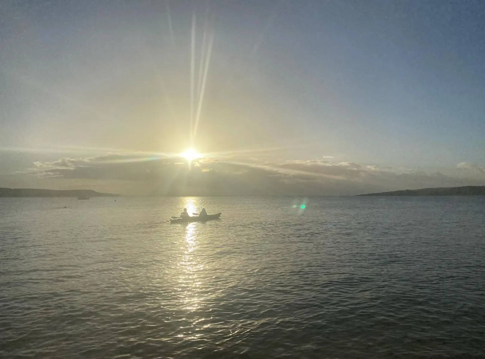 Ventnor Beach and Grossard Point, Sunset Paddle Paradise